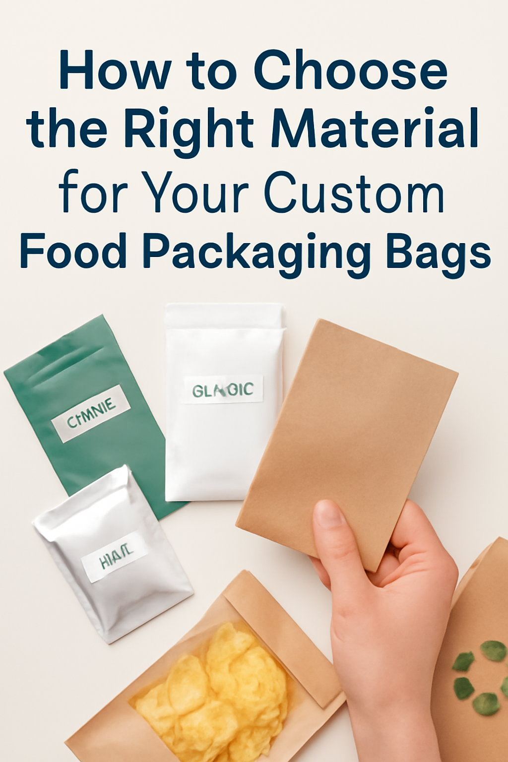 How to Choose the Right Material for Your Custom Food Packaging Bags