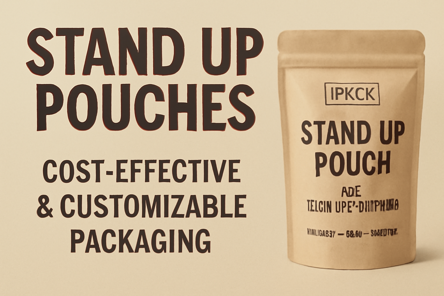 Stand Up Pouches: Cost-Effective & Customizable Packaging