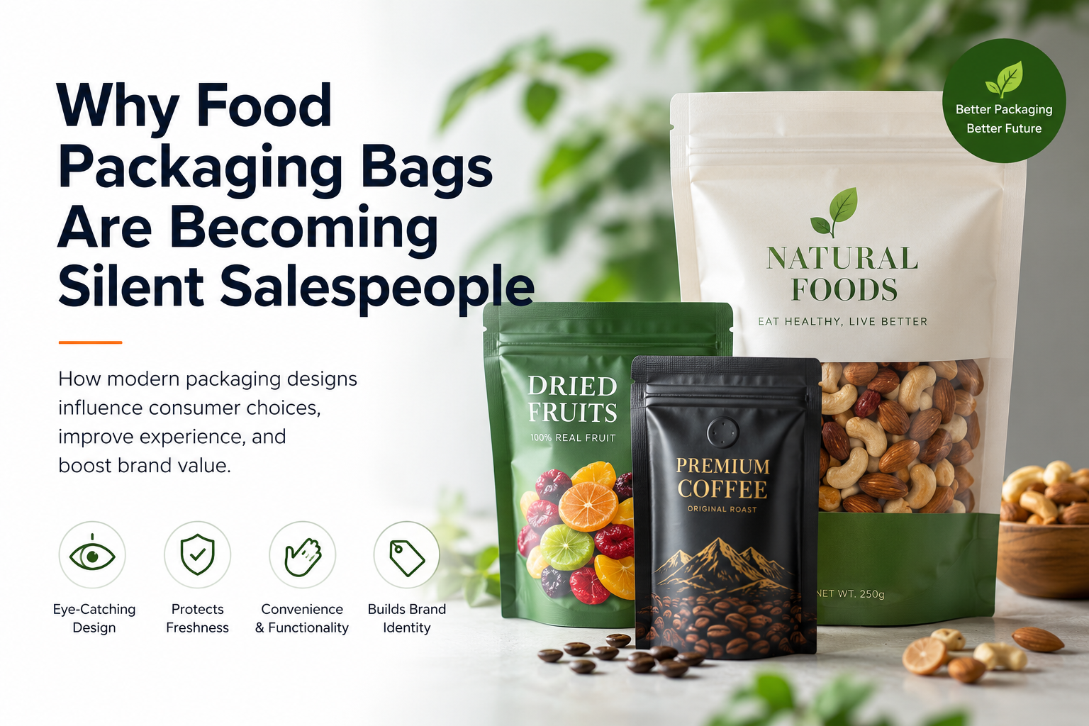 Why Food Packaging Bags Are Becoming Silent Salespeople