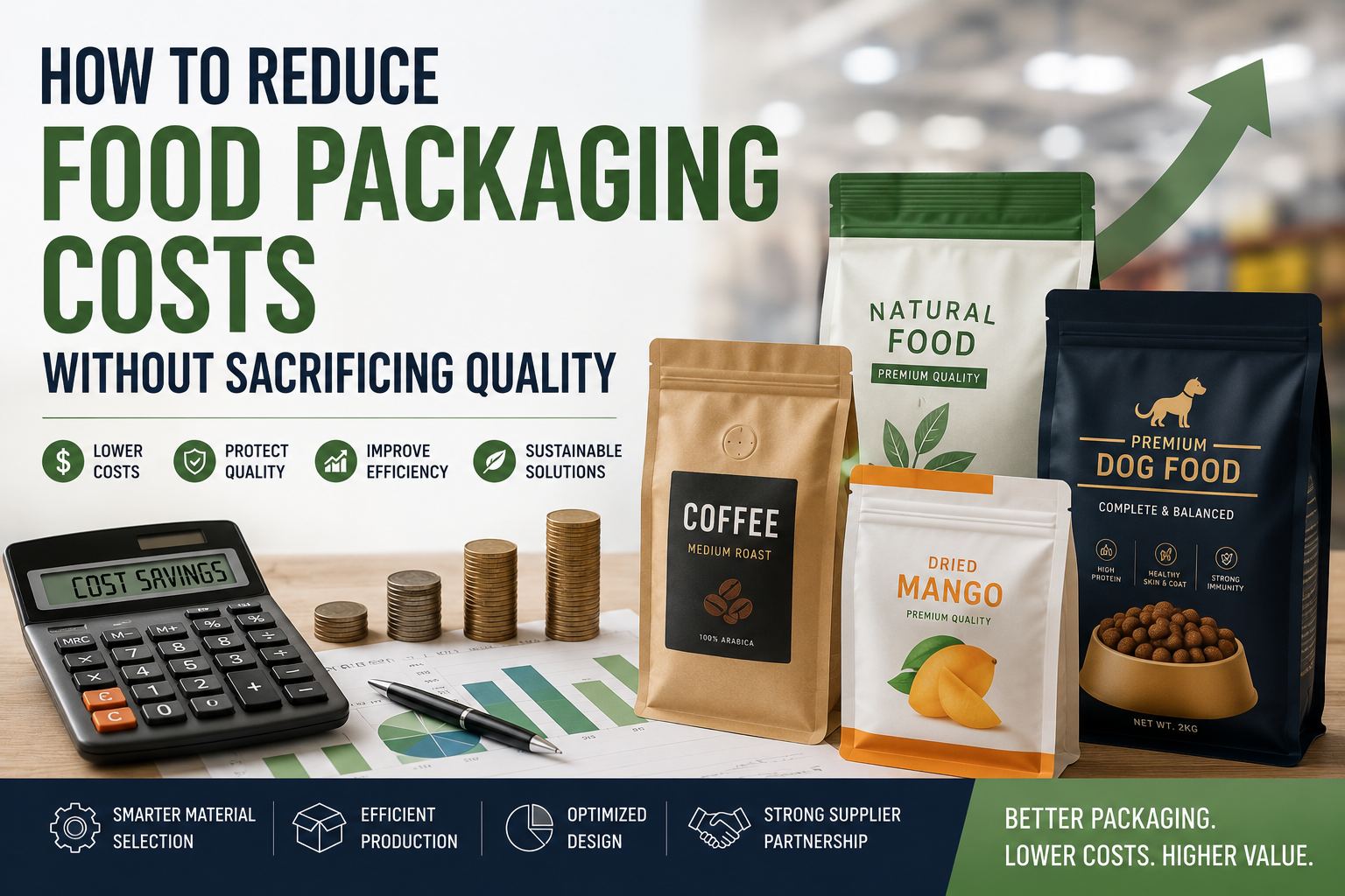 How to Reduce Food Packaging Costs Without Sacrificing Quality