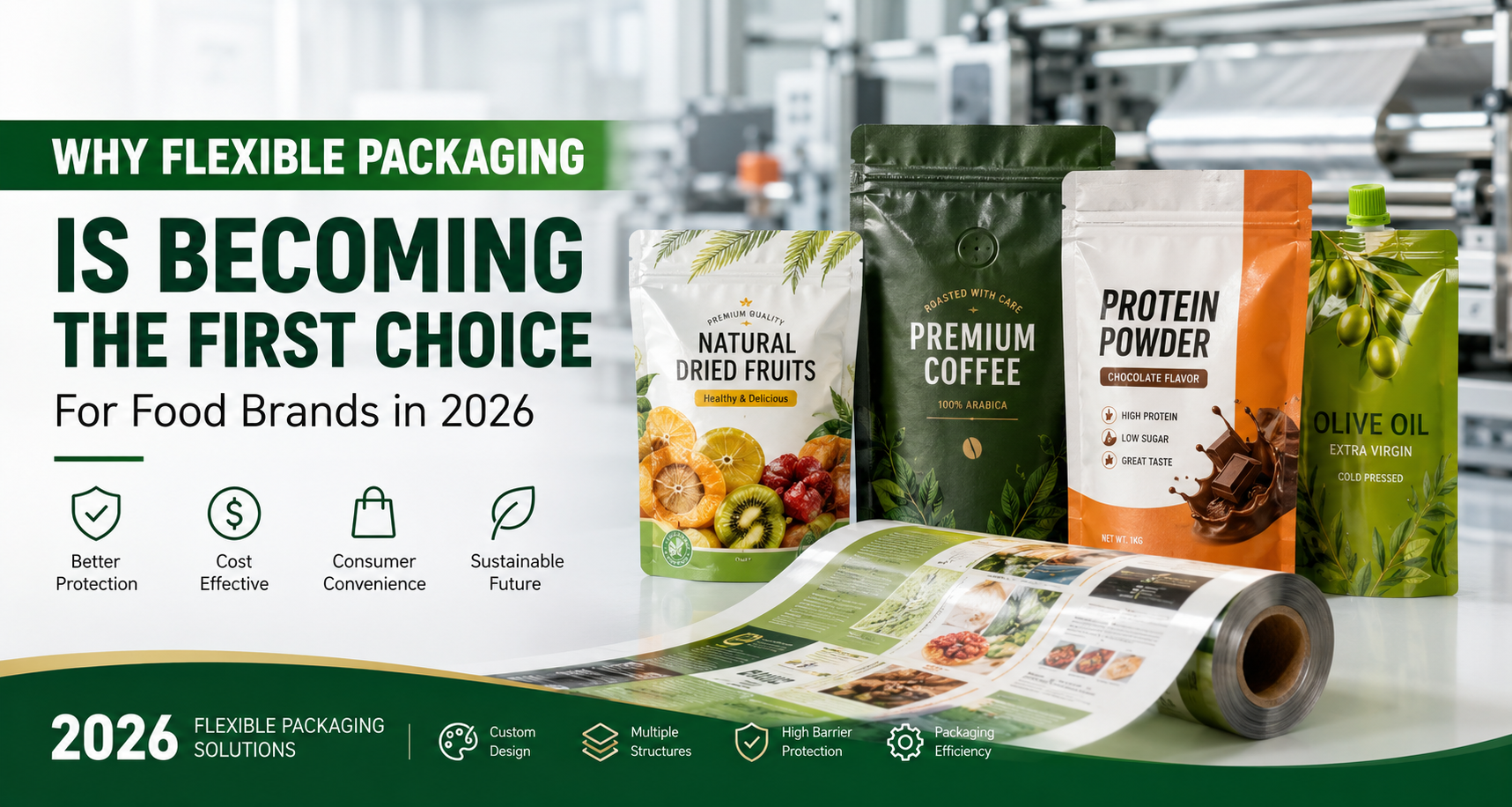 Why Flexible Packaging Is Becoming the First Choice for Food Brands in 2026