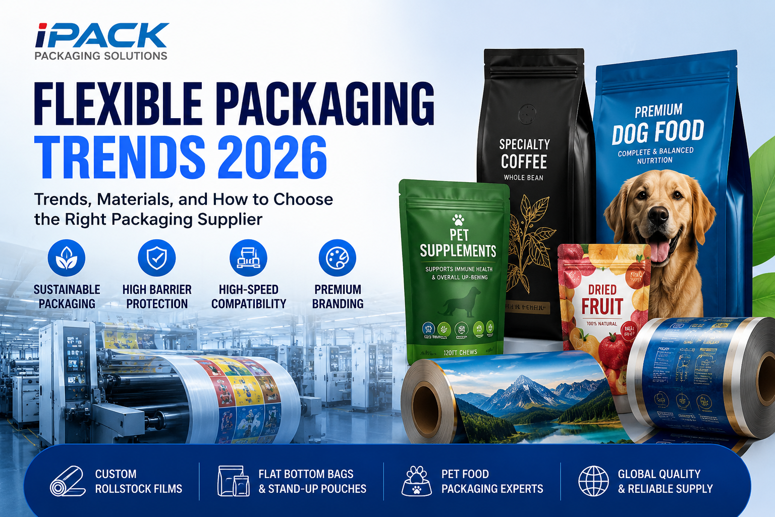 Flexible Packaging Trends 2026: Materials & Supplier Guide