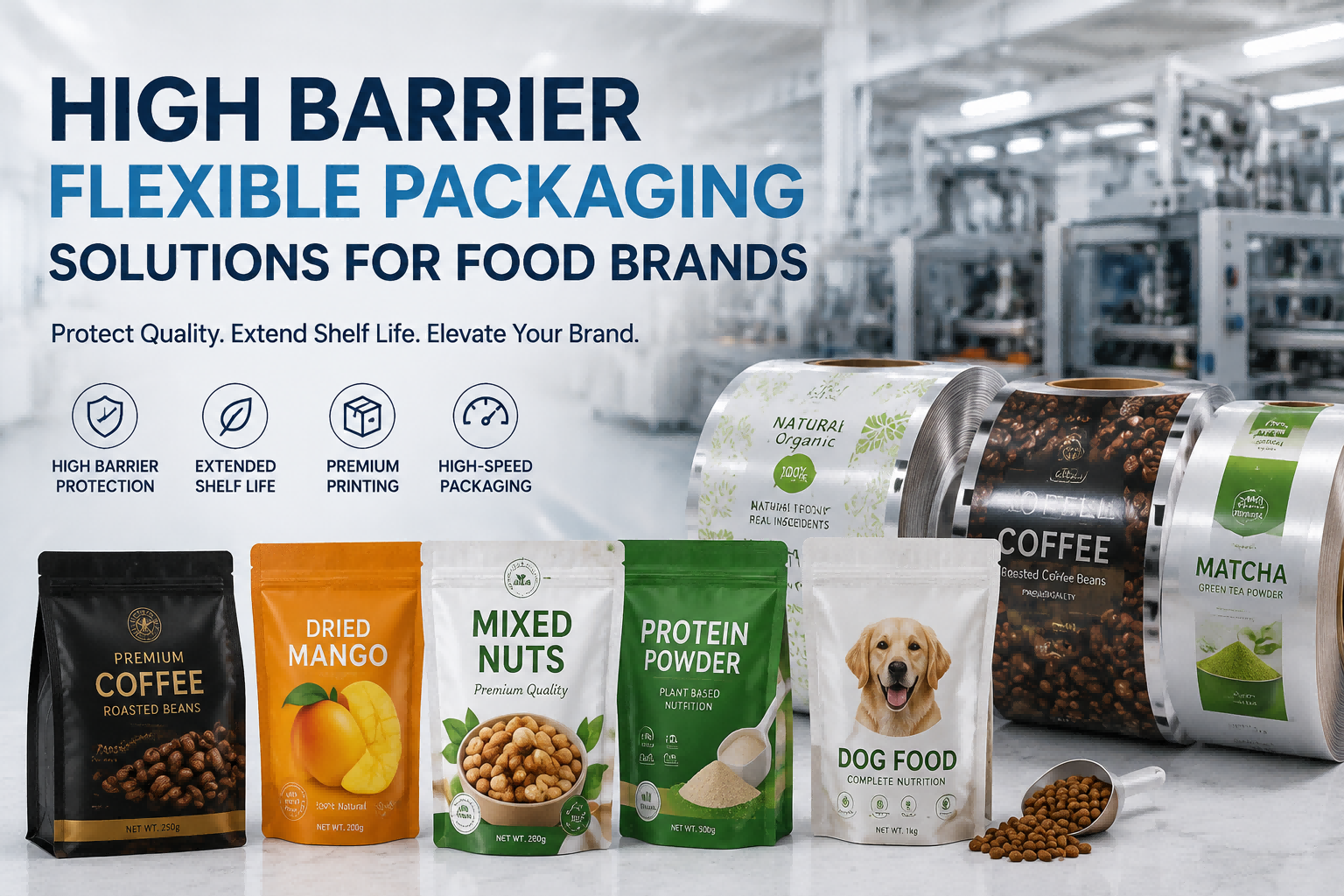 High Barrier Flexible Packaging Solutions for Food Brands in 2026